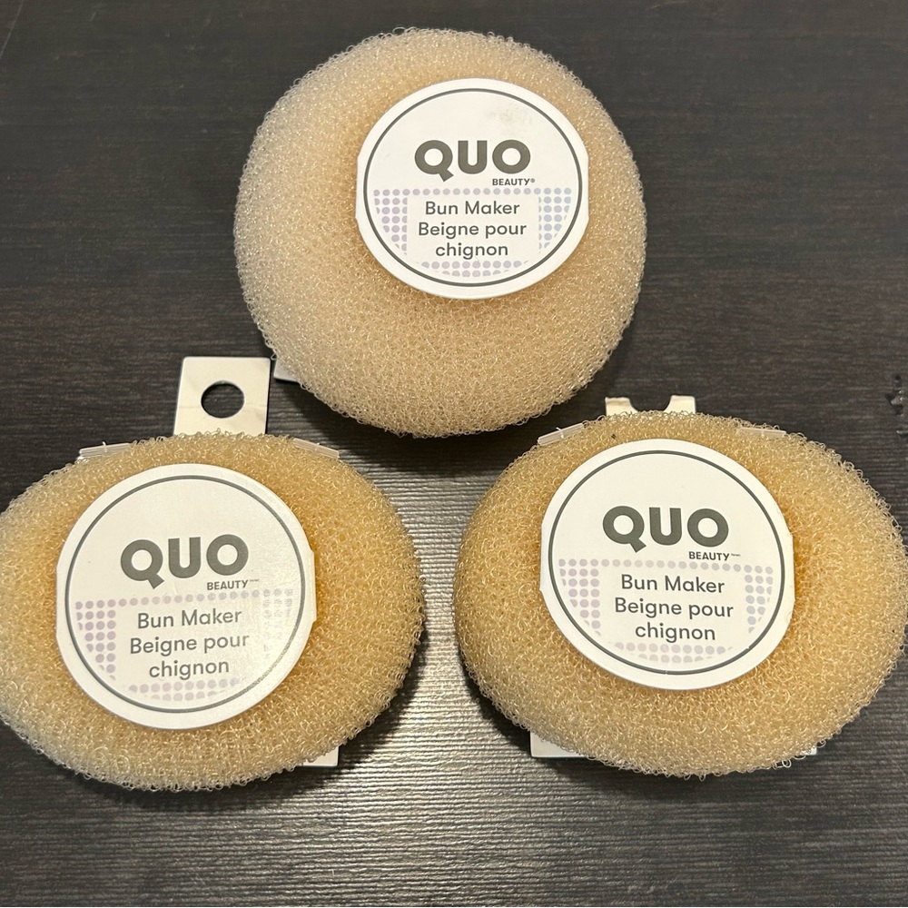 ☀️ 3/$15 3 Quo Sock Bun Maker